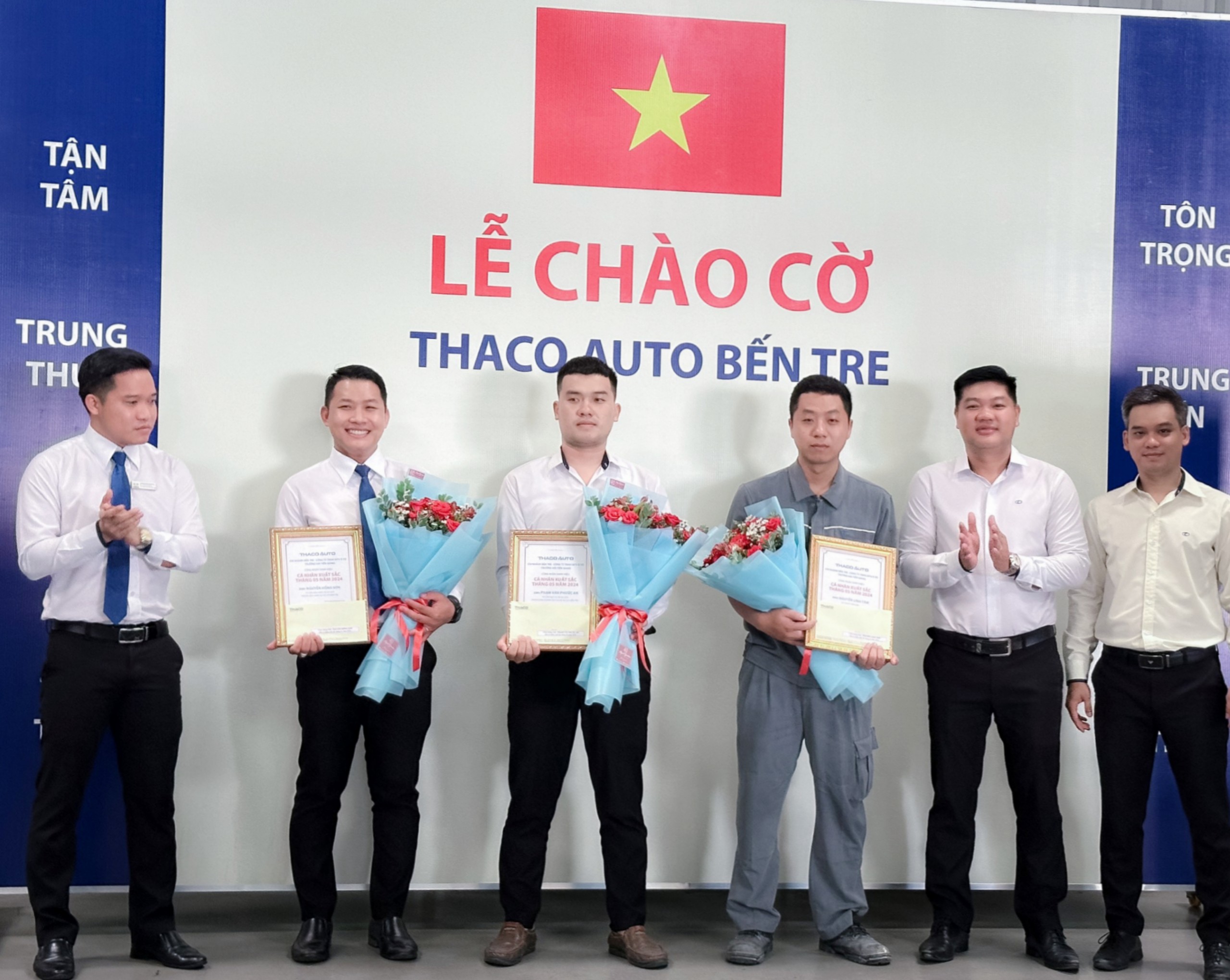 THACO AUTO Bến Tre vinh danh cá nhân có thành tích xuất sắc